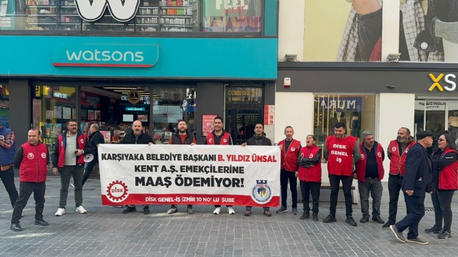 Karşıyaka işçileri sokağa kamp kurdu: Belediyeye maaşları ödeyin çağrısı!