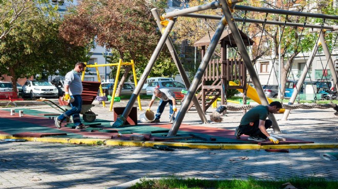 Karşıyaka nın parkları yenileniyor