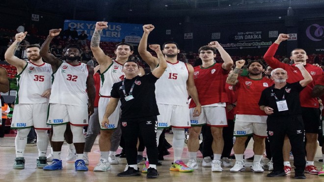 Karşıyaka potada Anadolu Efes e karşı