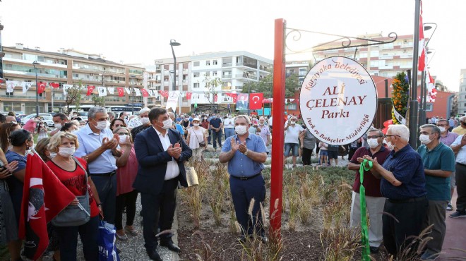 Karşıyaka'da ‘Ali Çelenay Parkı' hizmete açıldı