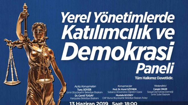 Karşıyaka'da ‘demokrasi' konuşulacak