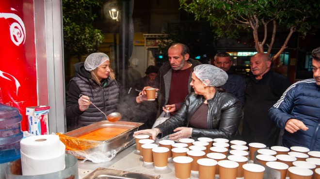 Karşıyaka’da soğuk sabahlara sıcak dokunuş