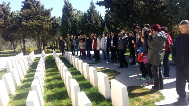 Karşıyakalı gençler, Çanakkale ruhunu yaşadı