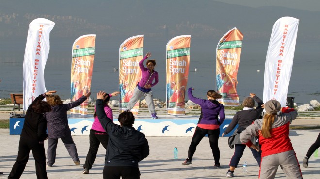 Karşıyakalılar güne sporla başlıyor!