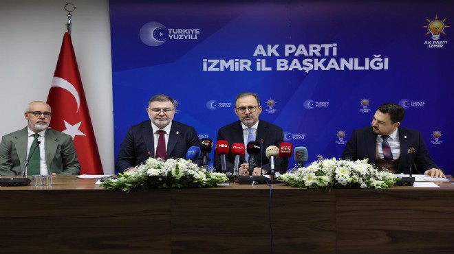 Kasapoğlu İzmir e yatırımları sıraladı: CHP ye  Ağustos Böceği  göndermesi!