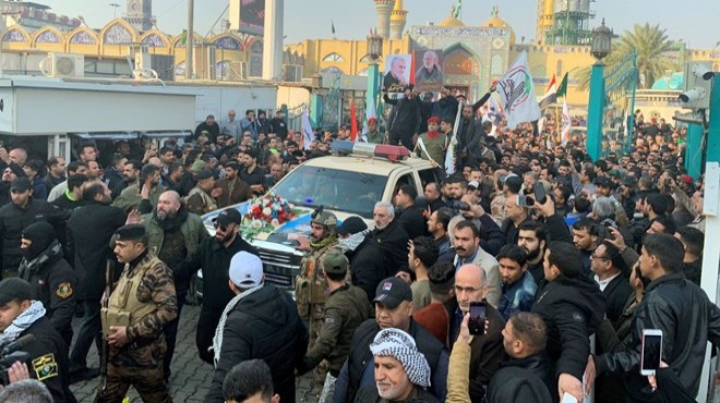 Kasım Süleymani için cenaze töreni düzenlendi