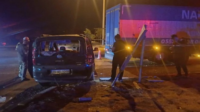 Kavşakta feci kaza: 1 ölü, 8 yaralı