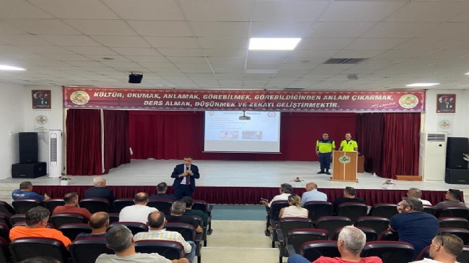 Kemalpaşa da  güvenli servis  toplantısı