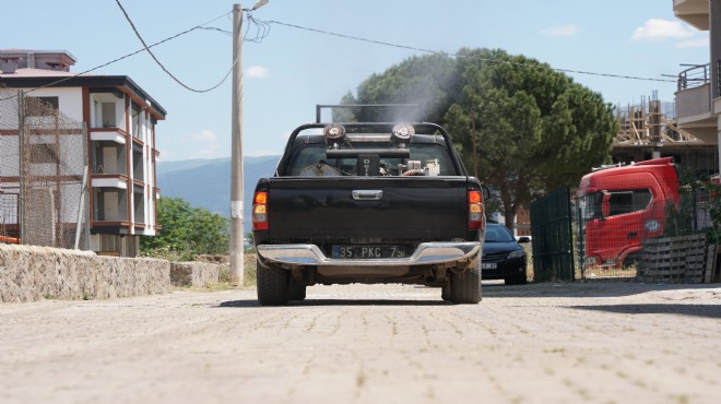 Kemalpaşa da ilaçlama seferberliği