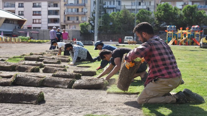 Kemalpaşa da park yenileme harekatı