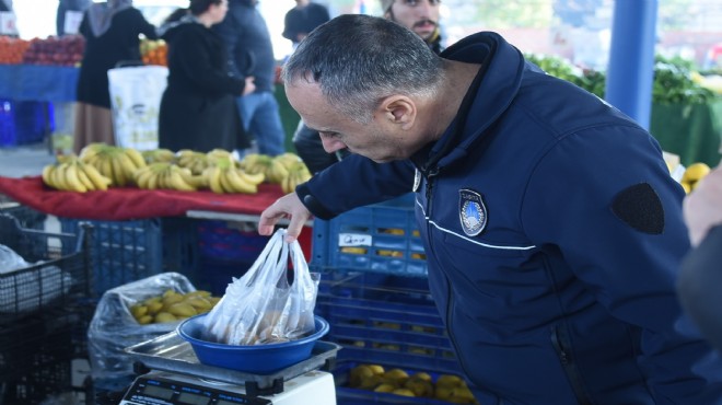 Kemalpaşa da zabıta görev başında