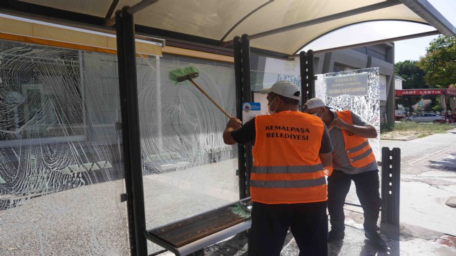 Kemalpaşa'nın durakları pırıl pırıl