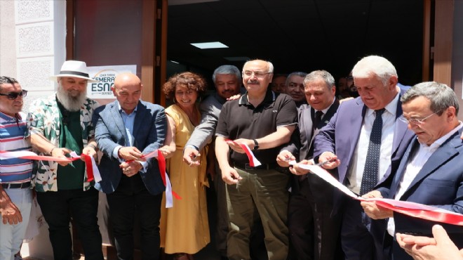Kemeraltı Esnaf Derneği nin yeni binası açıldı: İzmir in rakibi Barcelona!