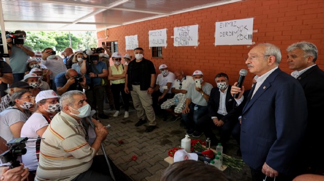 Kılıçdaroğlu İzmir'de depremzedelerle buluştu