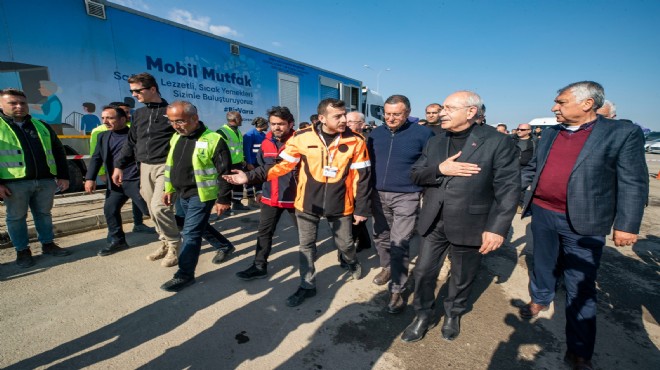 Kılıçdaroğlu ndan Büyükşehir in Hatay daki koordinasyon üssüne ziyaret