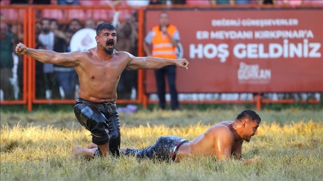 Kırkpınar'da başpehlivan Cengizhan Şimşek!