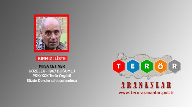 Kırmızı listedeki PKK'lı terörist öldürüldü!