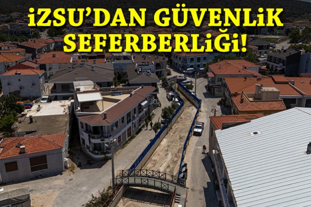 Kış aylarına hazırlık: İZSU’dan Yarımada’ya sel kalkanı!