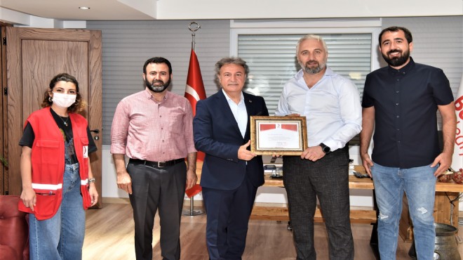 Kızılay'dan Bornova'ya dayanışma teşekkürü