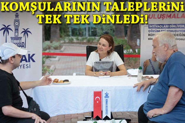 Komşu Buluşmaları sürüyor: Başkan Mutlu talepleri tek tek dinledi