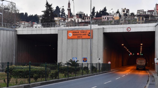 Konak Tüneli'nde yetki Büyükşehir'e geçti!