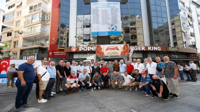 Konak ta İzmir futbolunun efsanelerine vefa!