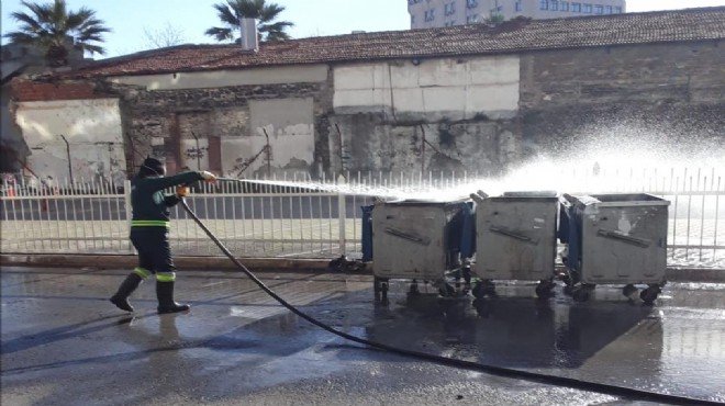 Konak ta belediyeden temizlik seferberliği!