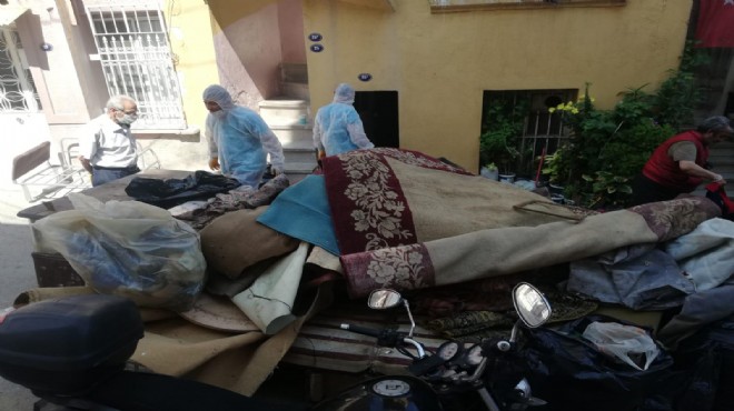 Konak'ta jet müdahale: Çöp eve geçit yok