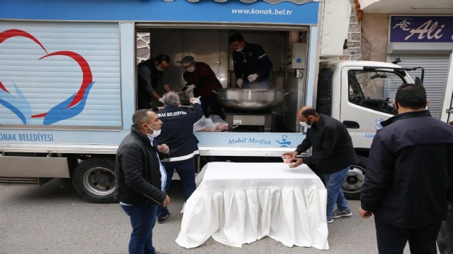 Konak ta mobil mutfak yola çıktı