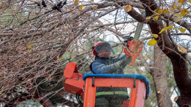 Konak ta öğrenciler tatilde, ekipler iş başında!