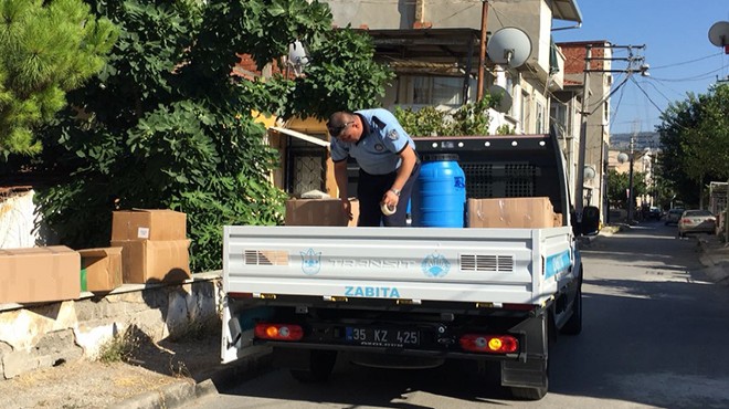 Konak ta polis ve zabıtadan sahte içki baskını!