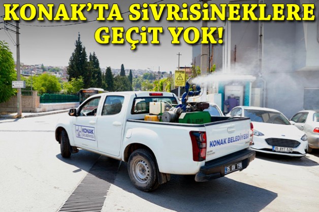 Konak'ta sivrisineklere geçit yok