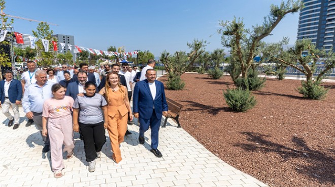 Konak yeni parkına kavuştu... Başkan Mutlu dan yeşil alan raporu!