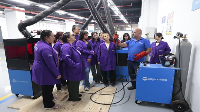 Konak’ta dikkat çeken istihdam hamlesi: Kadınlar kaynakçılık öğrenecek