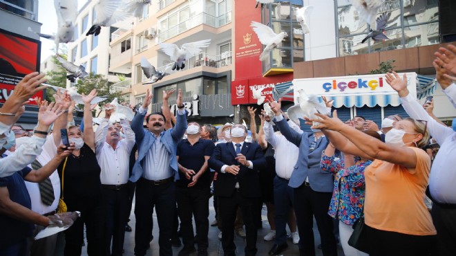Konak'ta güvencinler barışa uçtu