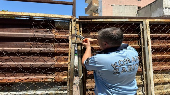 Konak’ta kaçak hurdacılara geçit yok