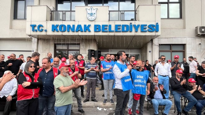 Konak’ta sandık kuruldu: Son kararı işçiler verdi!