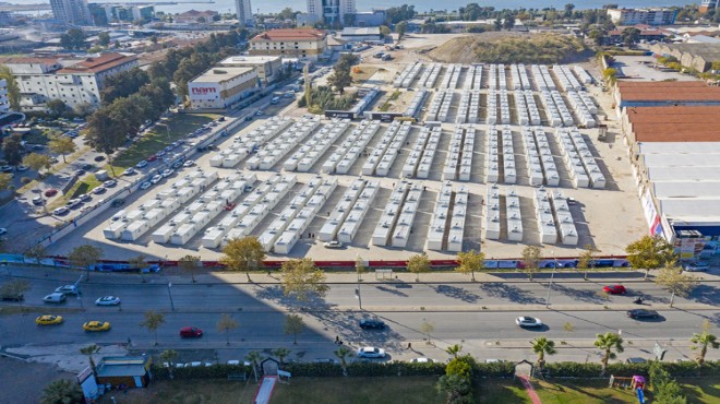 Konteyner kent için şok karar, İZDEDA dan 1 yıl çağrısı!