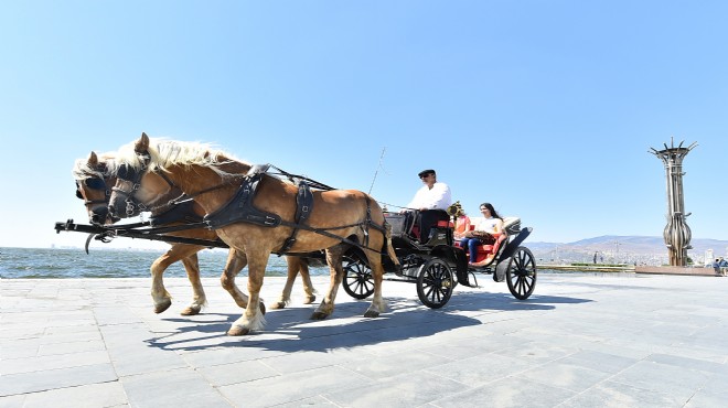 Kordon'a 'elektrikli faytonlar' geliyor