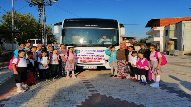 Köylerde okul yolunu Başkan Aksoy açtı!