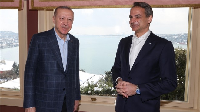 Kritik görüşme: Erdoğan, Miçotakis'i kabul etti