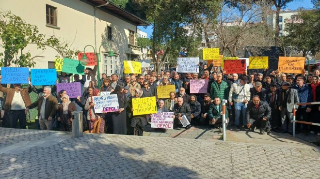 Küçük Menderes te altın madeni ihalesine bölge sakinlerinden tepki