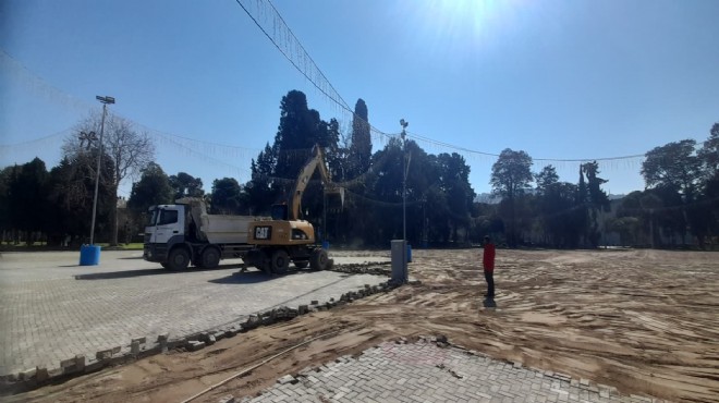 Kültürpark’ta çalışmalar başladı: Lunapark’ın yerine yeşil alan geliyor!