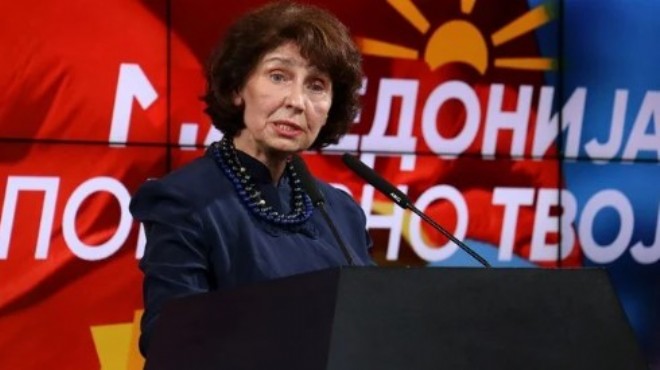 Kuzey Makedonya'da ilk kadın cumhurbaşkanı!