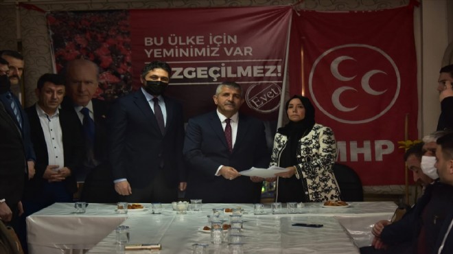 MHP Aliağa da Nuray Aydemir dönemi!