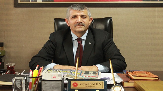 MHP İl Başkanı Şahin'den sert çıkış: Kardeşlerimiz CHP-İP-HDP zilletine...