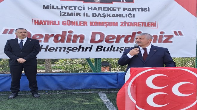 MHP İzmir den 30 ilçede bin 100 buluşma!