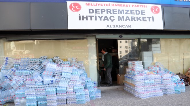 MHP İzmir'den dayanışma marketi!