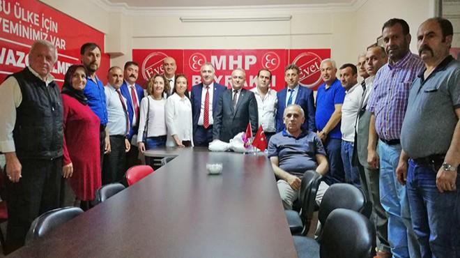 MHP'li Taşkın Işık'a ilçesinden tam destek