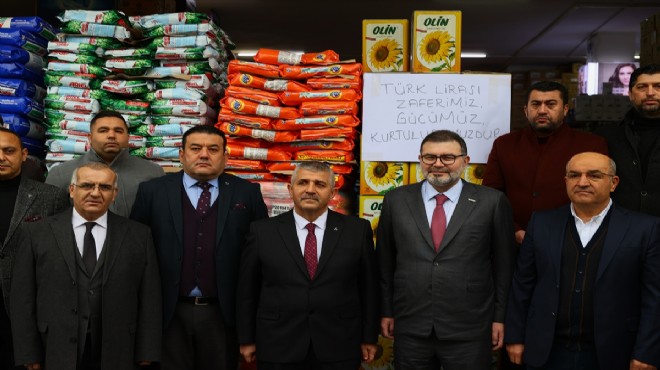MHP ve MÜSİAD'dan Gıda Çarşısı esnafına 'indirim' ziyareti!